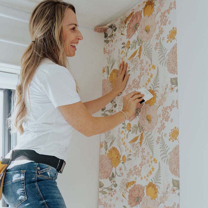 Duron Paints & Wallcoverings custom wallpaper installation in Charlotte NC